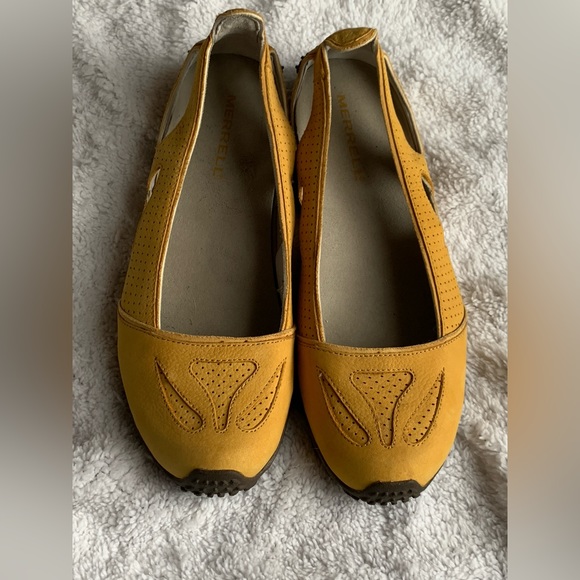 Merrell Oceania Sunflower Suede Hiking Shoes sz 8 - Picture 4 of 6